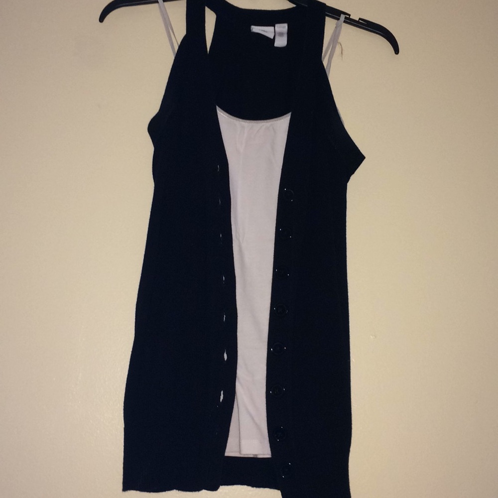 Black cardigan